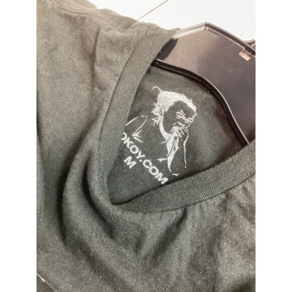 Goth y2k indie normcore gorpcore fisherman JO KOY Black T-Shirt - Men's Medium - Picture 4 of 4